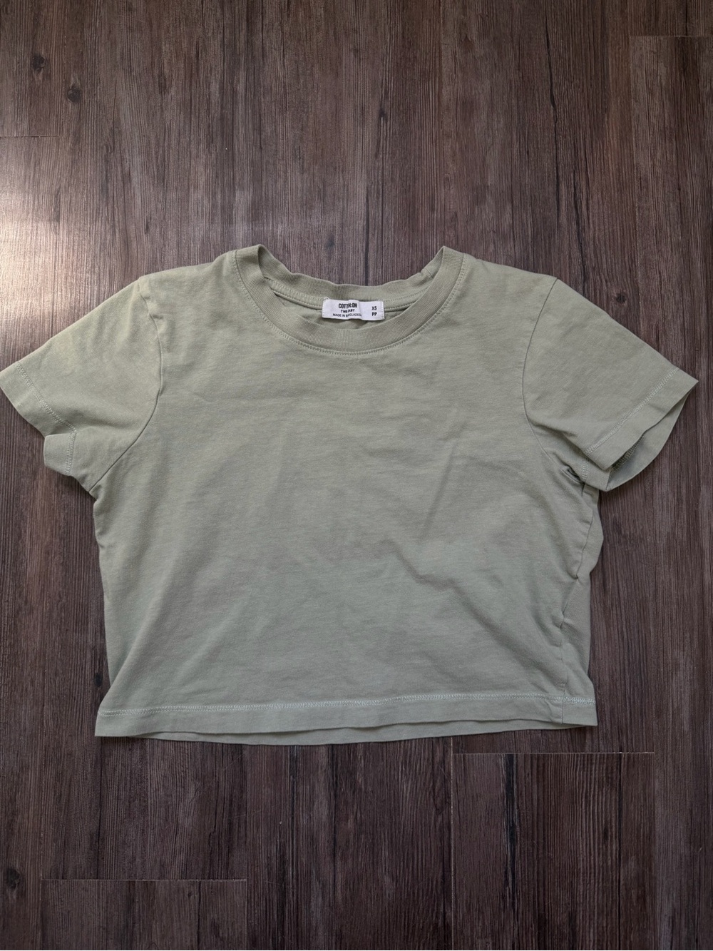 Cotton On Sage Crop Tee